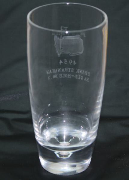 1954 Masters Awarded Eagle Hole #2 Crystal Highball Glass - Frank Stranahan - First Such Awarded