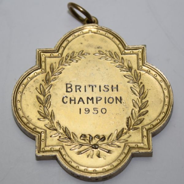 1950 British Amateur Championship - Frank Stranahan - 9K Gold Medal-St. Andrews