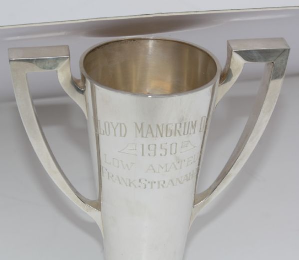 1950 Lloyd Mangrum Open Low Amateur Sterling Cup - Frank Stranahan