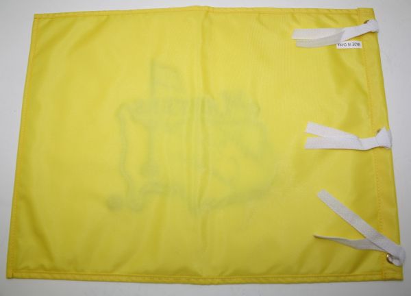 Undated Masters Pin Flag Signed by the 'Big Three' - Palmer, Nicklaus, and Player JSA COA
