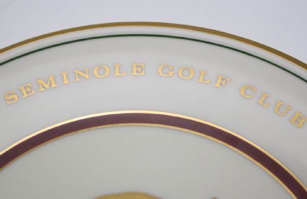 Seminole Golf Club Plate Given to David Eger