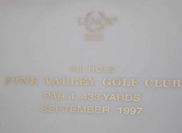 Pine Valley Golf Club Crump Memorial Champion Plate - Given to David Eger