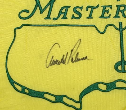 Arnold Palmer Signed 2012 Masters Flag - JSA COA