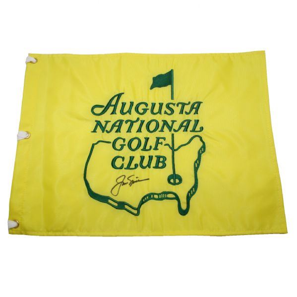 Jack Nicklaus Signed Augusta National Golf Club Members Flag - Rare - JSA COA