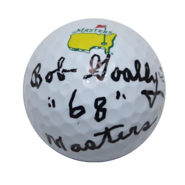 Bob Goalby Signed Masters Logo Golf Ball w/Inscription JSA COA