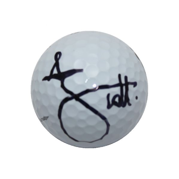 Adam Scott Signed Augusta National Member's Logo Golf Ball JSA COA
