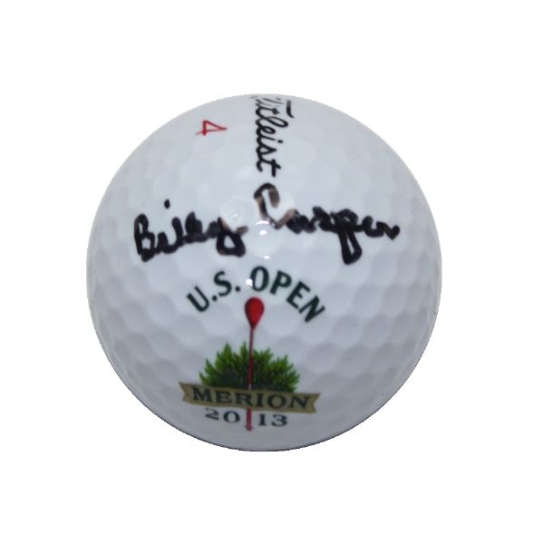 Billy Casper Signed 2013 US Open Merion Logo Golf Ball JSA COA
