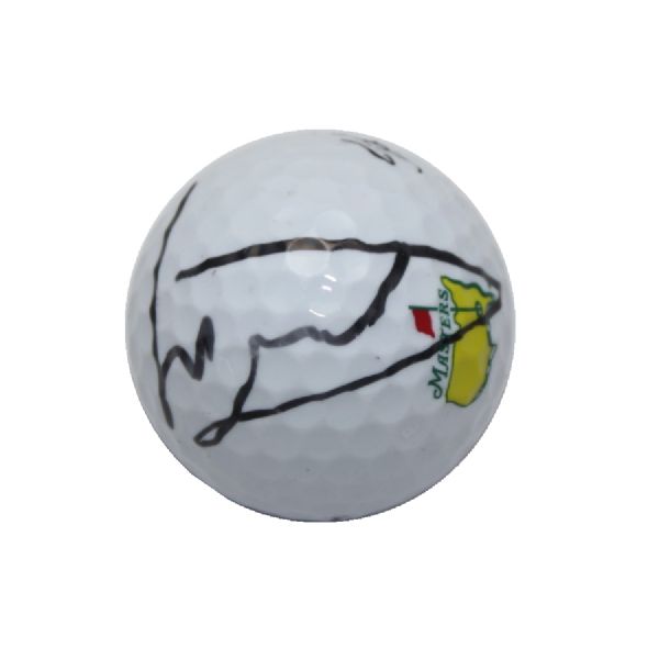Luke Donald Signed Masters Logo Golf Ball JSA COA