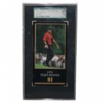 Tiger Woods GSV SGC 96 Rated Golf Card