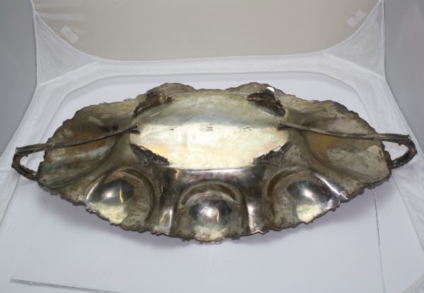 Frank Stranahan 1953 Pan American Open 1st Place Amateur Sterling Dish-Hogan Win! 