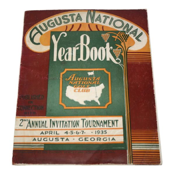 1935 'Masters' Augusta National Invitational Program