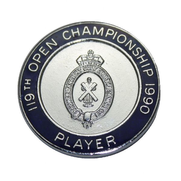 1990 British Open Contestant Badge