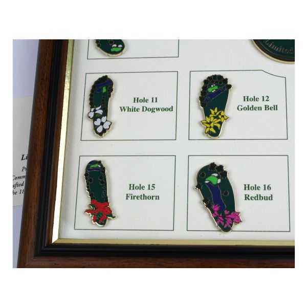 2014 Masters Limited Edition (#93/150) Framed Pin Set-Sold Out Early During Masters Week