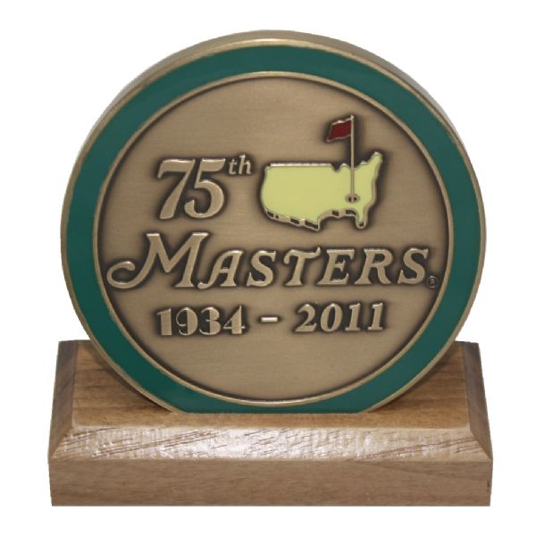 Masters 75th Anniversary Commemorative Medallion-With Listing of All Past Champions