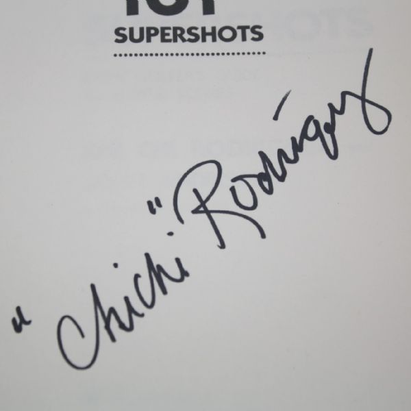 Chi Chi Rodriguez Signed Book '101 Super Shots - Every Golfer's Guide to Lower Scores' JSA COA