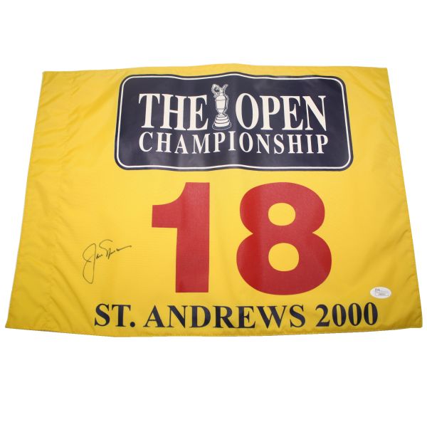 Jack Nicklaus Signed St. Andrews 2000 Open Championship Flag - FULL JSA X96552