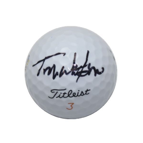 Tom Watson Signed 2014 Ryder Cup Gleneagles Golf Ball JSA COA