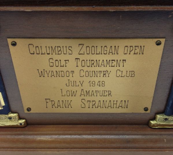 Frank Stranahan 1948 Columbus Open Golf Low Amateur - 2 Ft Tall Trophy!