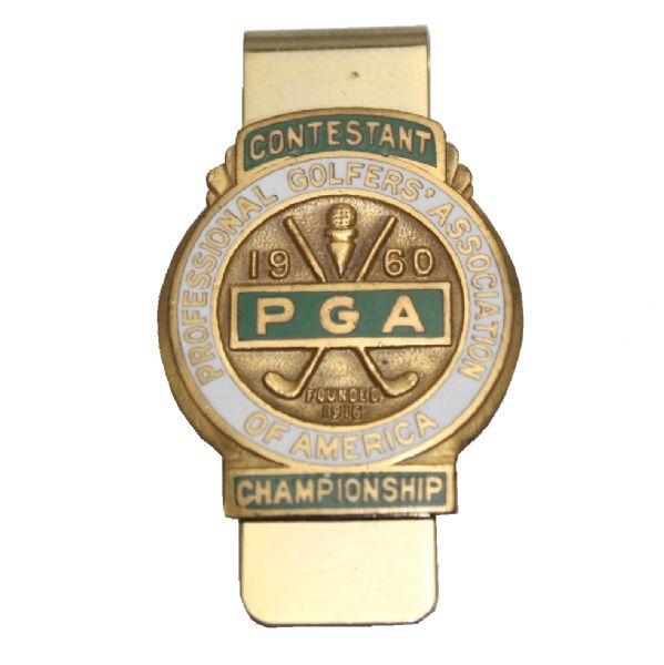  Jack Fleck's 1960 PGA Championship Contestant Money Clip