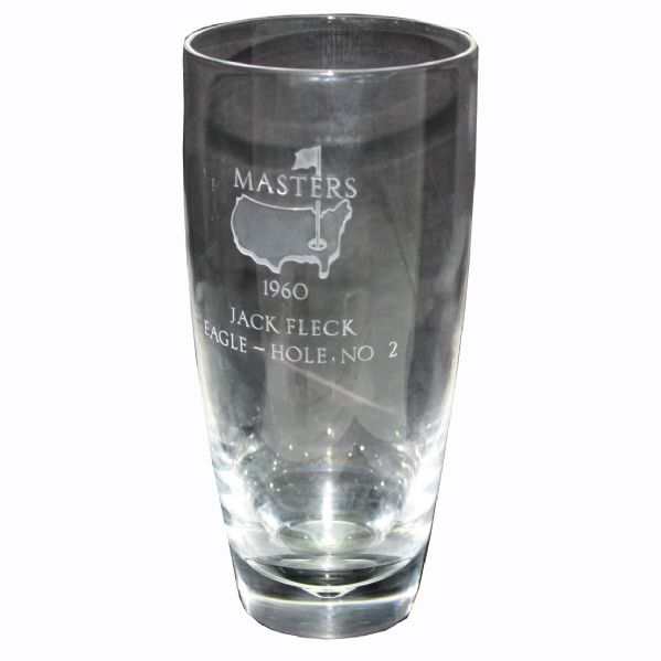 1960 Masters Awarded Eagle Hole #2 Crystal High Ball Glass - Jack Fleck