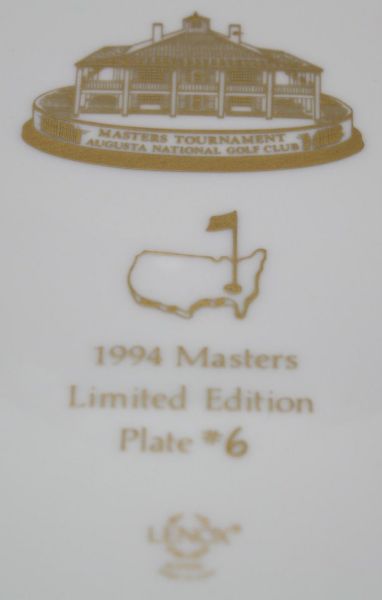 1994 Masters Lenox Limited Edition Members Plate - #6