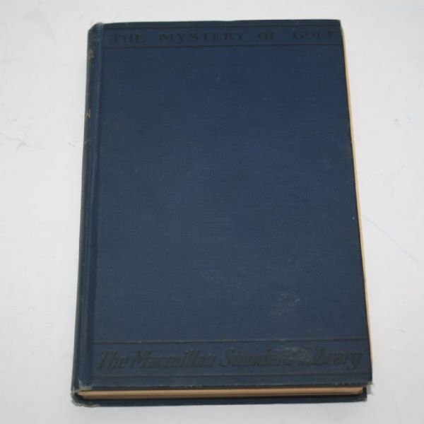 'The Mystery of Golf' Book By Arnold Haultain (1912/2nd Edition)-A Literary Classic