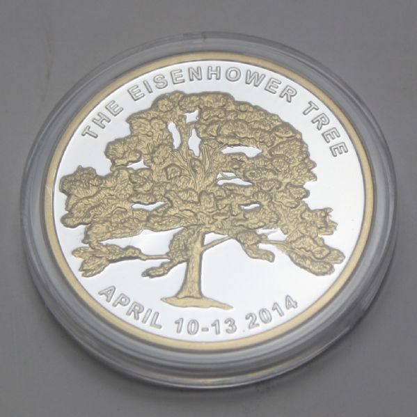 2014 Masters Commemorative Coin featuring Eisenhower Tree 157/350