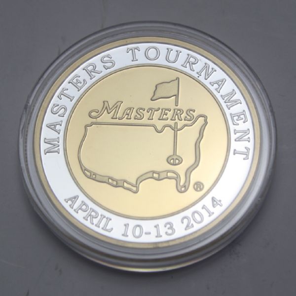 2014 Masters Commemorative Coin featuring Eisenhower Tree 157/350