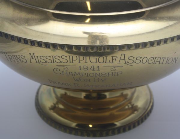 Frank Stranahan's 1941 Trans-Mississippi Amateur Trophy-Premier Am. Competition 