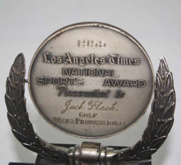 1955 Los Angeles Times National Sports Award - Jack Fleck