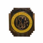 Jack Flecks 1953 U.S. Open Golf Contestant Badge-Hogans 4th Open Win, 8th Major