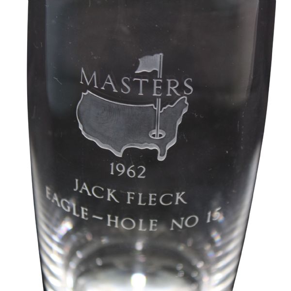 1962 Masters Awarded Eagle Hole #15 Crystal Highball Glass - Jack Fleck