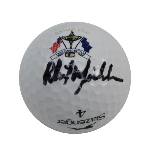 Phil Mickelson Signed '99 Ryder Cup Golf Ball-From Caddy Hall of Famer-JSA Full Letter
