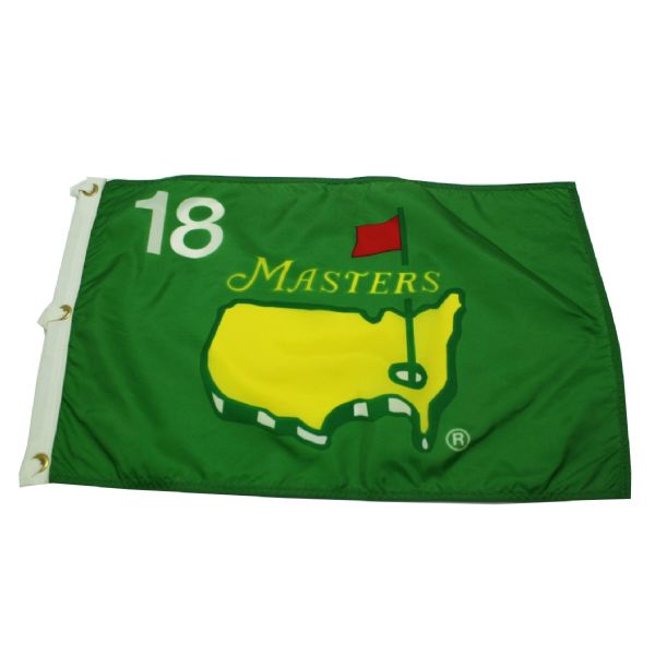 Vintage Masters Green Screen Flag -1996-Seldom Seen!