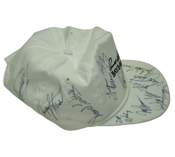 Multi-Signed White Bay Hill Classic Hat - Payne Stewart, Ray Floyd Fuzzy, Etc. JSA COA