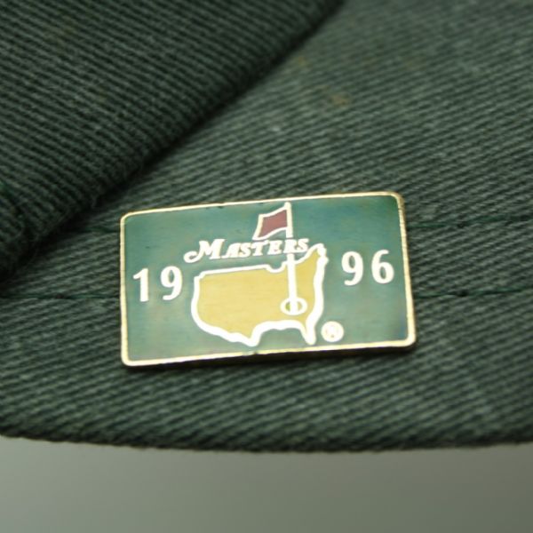 1996 Masters Journal, 1996 Masters Commemorative Pin & Masters Undated Charc. Hat