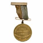 Frank Stranahans 1953 Mexican National Open 1st Place Amateur Medal