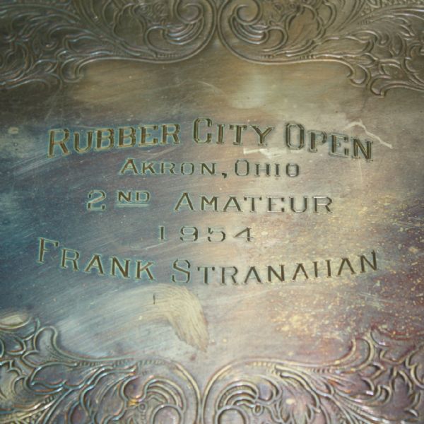 Frank Stranahan's 1954 Rubber City Open 2nd Amateur Tray