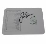 Jack Nicklaus Signed Augusta National Scorecard JSA COA