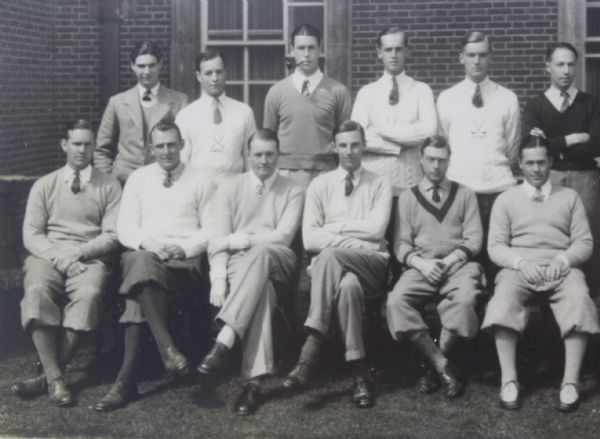 1930 11x8 Photo at Sir Philip Sassoon's Home Bobby Jones, Horton Smith, Prince Wales