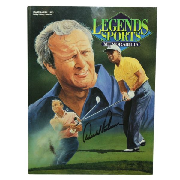 Arnold Palmer Signed Legends Magazine JSA COA
