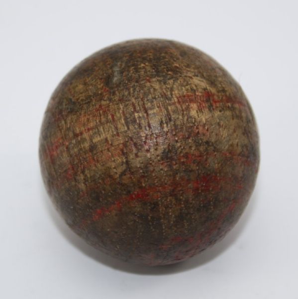 Antique Wooden Golf Ball