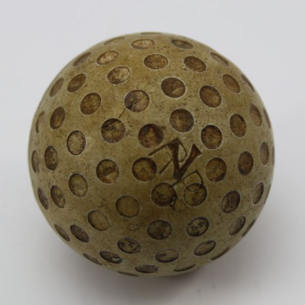 The 'Dunlop V' Recessed Large Dimpled Golf Ball