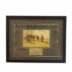 1907 MacNiven & Camerons Waverly Pen Golf Advertising - Framed