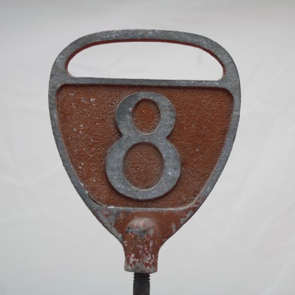 Early 1900 Putting Green Hole Marker - #8