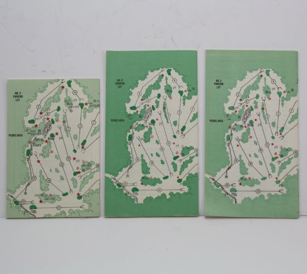 Lot of Three Masters Spectator Guides:Jack  Nicklaus Victories - '72, '75, and '86