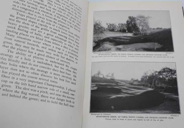 1927 Book 'Golf Architecture In America' by Geo C. Thomas Jr.