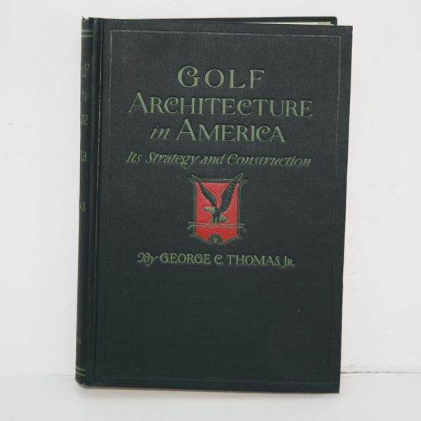 1927 Book 'Golf Architecture In America' by Geo C. Thomas Jr.