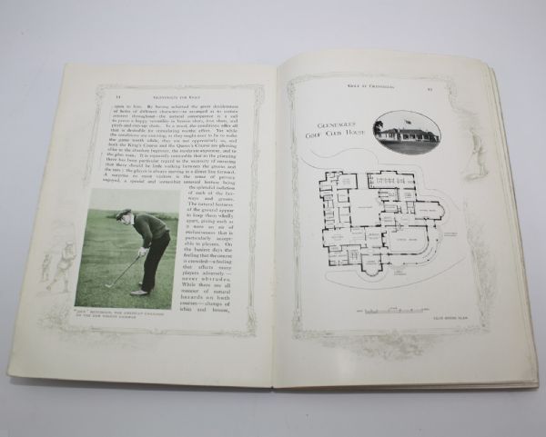 1921 1st Edition Book 'Golf at Glen Eagles- by R.J. MacLennan