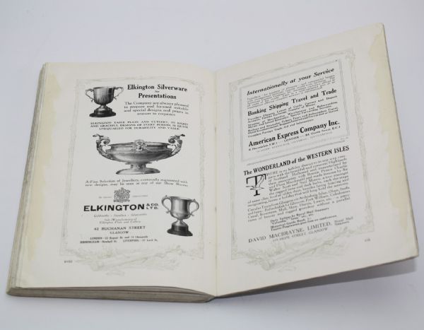 1921 1st Edition Book 'Golf at Glen Eagles- by R.J. MacLennan